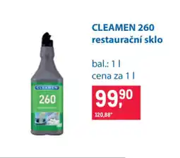 Makro Cleamen restaurační sklo nabídka