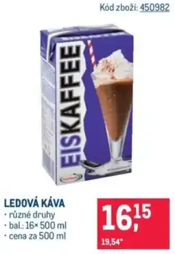 Makro Eiskaffee ledová káva nabídka