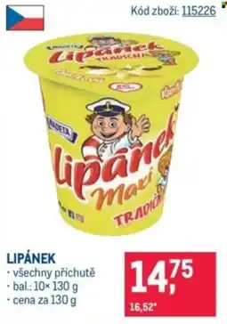 Makro Lipánek všechny příchutě nabídka