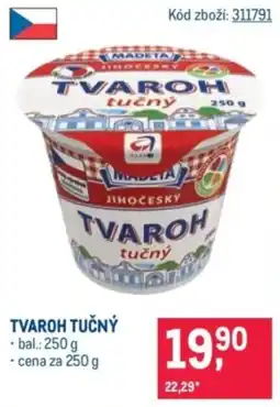 Makro Madeta tvaroh tučný nabídka