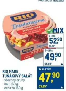 Makro Rio mare tuňákový salát nabídka