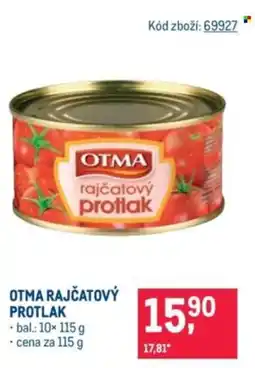 Makro Otma rajčatový protlak nabídka