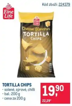 Makro Fine Life tortilla chips nabídka