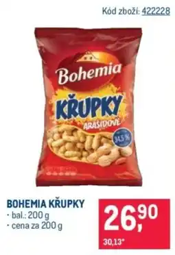 Makro Bohemia křupky arasidové nabídka