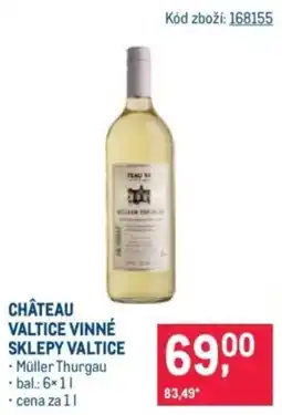 Makro Château Valtice vinné sklepy Valtice nabídka
