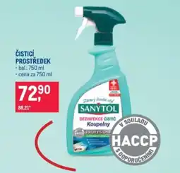 Makro Sanytol dezinfekce čistič koupelny nabídka