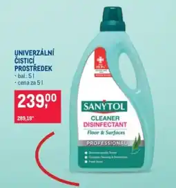 Makro Sanytol univerzální čistící prostředek nabídka