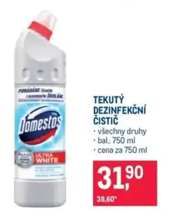 Makro Domestos tekutý dezinfekční čistící nabídka