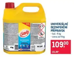 Makro Savo univerzální dezinfekční přípravek nabídka