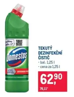 Makro Domestos tekutý dezinfekční čistič nabídka