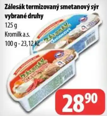 Zálesák termizovaný smetanový sýr