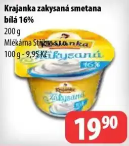 Partner Maloobchodní síť Krajanka zakysaná smetana bílá 16% nabídka