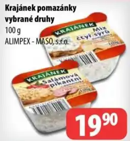 Partner Maloobchodní síť Krajánek pomazánky nabídka