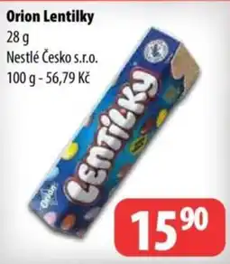 Partner Maloobchodní síť Orion lentilky nabídka