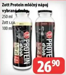 Partner Maloobchodní síť Zott Protein mléčný nápoj nabídka