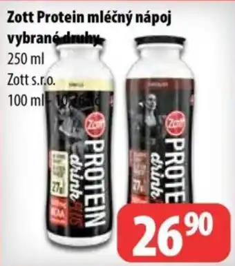 Partner Maloobchodní síť Zott Protein mléčný nápoj nabídka