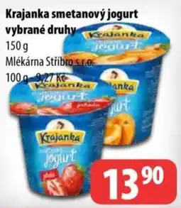 Partner Maloobchodní síť Krajanka smetanový jogurt nabídka