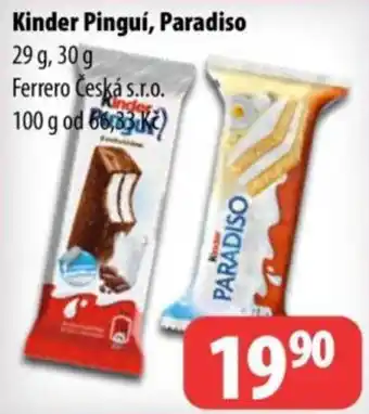 Kinder Pinguí, Paradiso