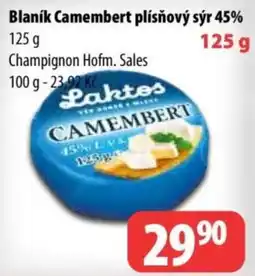 Partner Maloobchodní síť Blaník Camembert plísňový sýr 45% nabídka