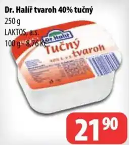 Partner Maloobchodní síť Dr. Haliř tučný tvaroh nabídka