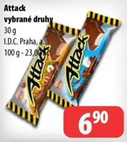 Partner Maloobchodní síť Attack vybrané druhy nabídka