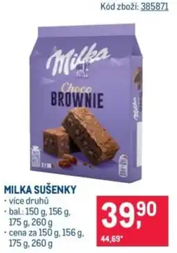Makro Milka sušenky nabídka