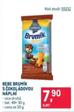 Makro Opavia bebe brumik s cokoladovou naplni nabídka