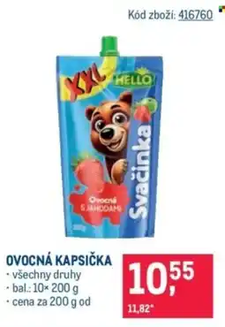 Makro Hello ovocná kapsička nabídka