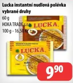 Partner Maloobchodní síť Lucka instantní nudlová polévka nabídka