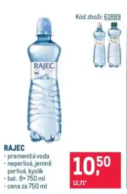 Makro Rajec pramenitá voda nabídka