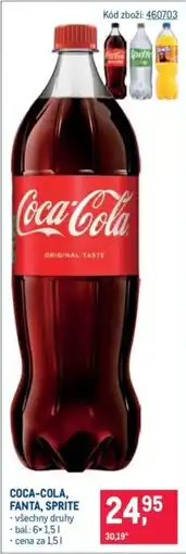 Makro Coca-Cola, Fanta, Sprite nabídka