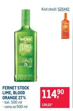 Makro Fernet Stock Lime, Blood Orange nabídka