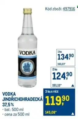 Makro Vodka jindřichohradecká nabídka