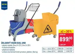 Makro Metro Professional úklidový vozík duo, uno nabídka