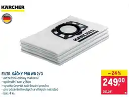 Makro Karcher filtry sáčky pro wd 2/3 nabídka