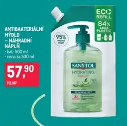 Makro Sanytol antibakteriální mýdlo nabídka