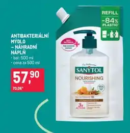 Makro Sanytol antibakteriální mýdlo nabídka