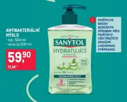 Makro Sanytol hydratující tekuté mýdlo antibakteriální nabídka