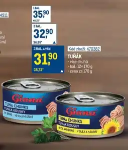 Makro Giana tuňák kousky nabídka