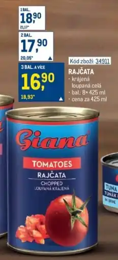 Makro Giana rajčata nabídka
