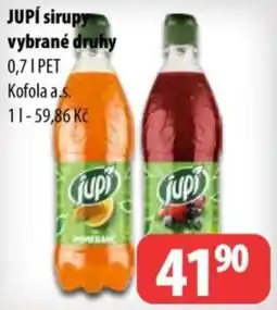 Partner Maloobchodní síť Jupi sirupy nabídka