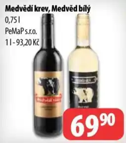 Partner Maloobchodní síť Medvědí krev, Medvěd bílý nabídka