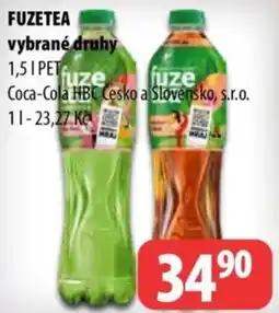 Partner Maloobchodní síť Fuzetea vybrané druhy nabídka