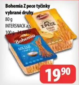 Partner Maloobchodní síť Bohemia tyčinky nabídka
