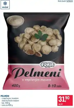 Makro Povar pelmeni s vepřovým masem nabídka