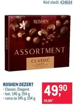 Makro Roshen dezert classic elegant nabídka