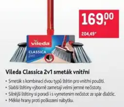 Makro Vileda Classica 2v1 smeták vnitřní nabídka