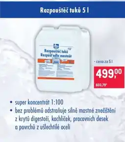 Makro Rozpouštěč tuků nabídka