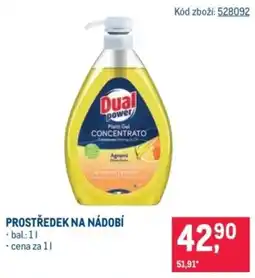 Makro Dual power prostředek na nádobí nabídka