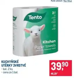 Makro Tento kučyňské utěrky 3vrstvé nabídka